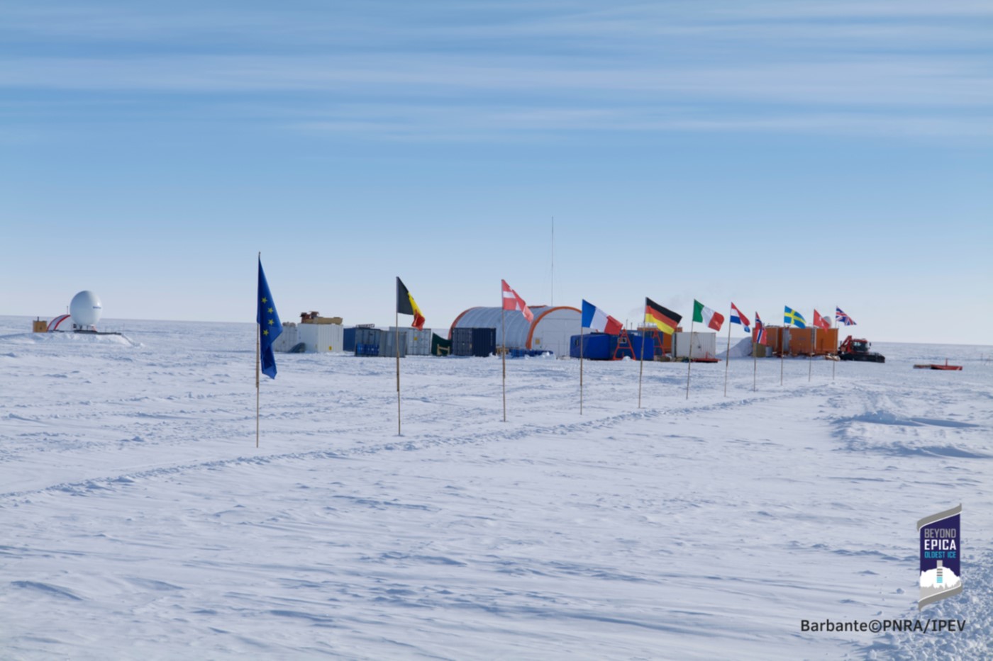A view of the Camp from the road to Concordia. The picture is from the 2021/22 archive